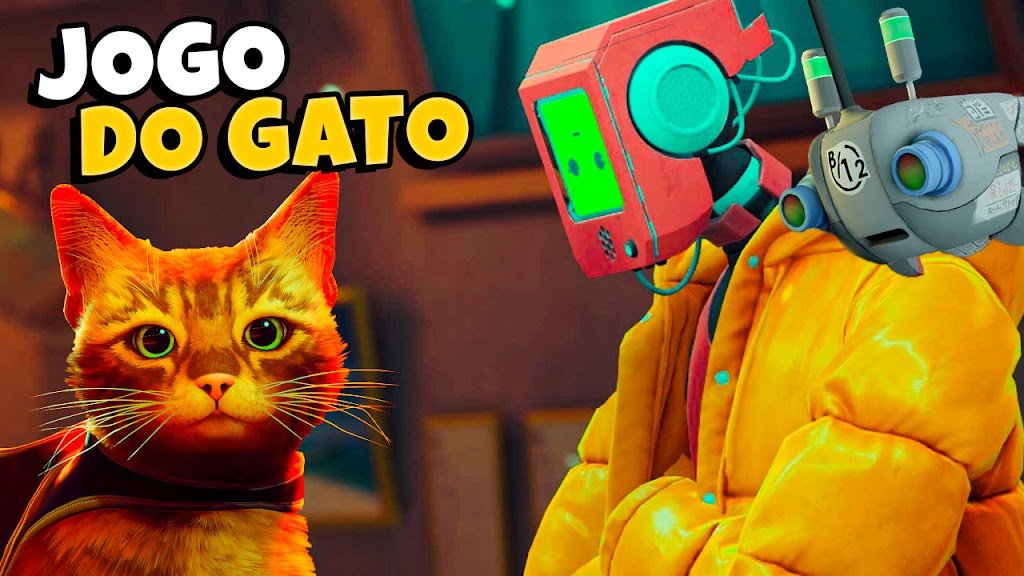 O Jogo do Gato!!!  STRAY - Início de Gameplay, em Português PT-BR! 
