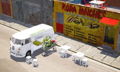 Simulador de caldo de cana Brazilian Street Food