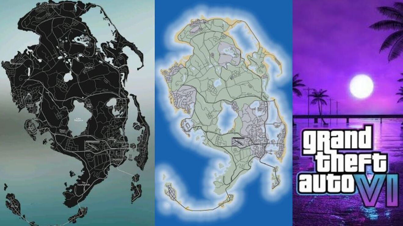 GTA 6: comparação de suposto mapa sugere grande aumento de tamanho