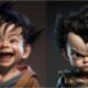 IA recria personagens do Dragon Ball como criancas