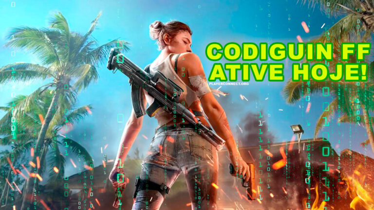 Codiguin FF Resgate e Ganhe Recompensas no Free Fire Player Connect